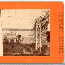 NEW HAMPSHIRE, Lake Winnipesaukee, White Mountains--Stereoview E73 picture