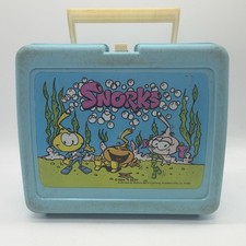 Vintage 1984 SNORKS Plastic Lunch Box - No Thermos  picture