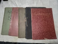 Lot Of 5 Antique EAST PALESTINE, OH HIGH SCHOOL YEARBOOKS THE EPHANIAN 1929-1931 picture