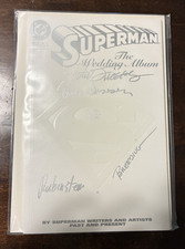Superman Wedding Album DF Quad-Signed COA #2094/7500 Dynamic Forces Edition picture