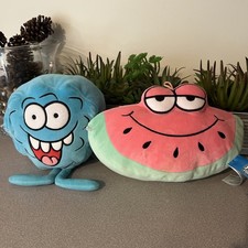 Jolly Rancher Plush Toys Blue Rasberry and Watermelon, picture