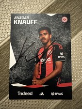 Ansgar Knauff Eintracht Frankfurt autograph card original picture