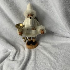 Vintage Santa Claus Incense Burner Wood Christmas Holiday KWO Germany picture