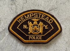 Hempstead New York gold patch new condition picture