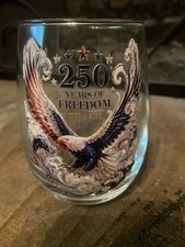 Set Of 4 250 Years Of Freedom USA Drinking Cups picture