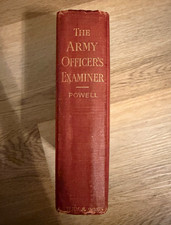 1901 Army Officer's Examiner Antique Book INSCRIBED WWI Coast Artillery Captain picture