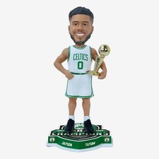 Jayson Tatum Boston Celtics 2024 NBA Champions White Jersey Bobblehead NBA picture