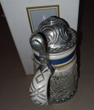 1992 Avon Endangered Species Mini Stein Collection Mountain Zebra New in Box picture