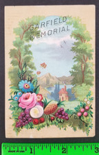 Vintage Garfield Memorial Allen Ginter Cigarettes Trade Card picture