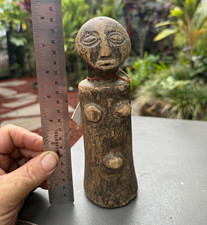 Hand Carved west  African Wooden fertility goddess. picture