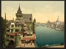 Ancient Paris and perspective of the bridges showing Army and c1900 OLD PHOTO picture