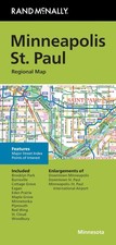 Rand McNally Folded Map: Minneapolis St. Paul Regional Map picture