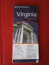 State Map of Virginia, Easy To Read, by Rand McNally 2008 picture