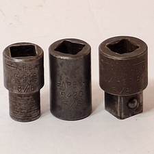 Vintage Apex Tools Set Of 3 Adapters #5420, #5912 & #623B See Description picture