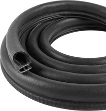 20Ft Car Door Weather Stripping Rubber Edge Trim Seal EPDM Bulb for Auto RV picture