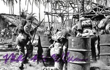 Neal McCallum signed/auto 4x6 photo Battle of Okinawa Pacific WW II Rare LOOK picture