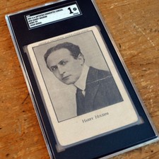 Harry Houdini Antique Original Artistas Eminentes Cinematograficos Choclates  1 picture