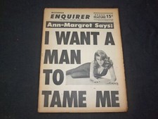 1965 OCT 17 NATIONAL ENQUIRER NEWSPAPER - ANN-MARGRET: MAN TO TAME ME - NP 7396 picture