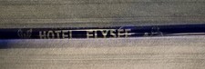 Hotel Elysee NYC Monkey Bar Cobalt Blue Swizzler 1940s Rare Vintage Barware picture