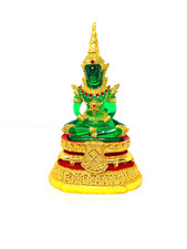 Emerald Buddha Statue Summer Meditation 10.5