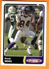 RANDY MOSS(MINNESOTA VIKINGS)2003-TOPPS TOTAL/FOOTBALL CARD picture
