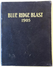 RARE 1905 BLUE RIDGE BLAST MILLER SCHOOL FIRST ANNUAL - CHARLOTTESVILLE - CROZET picture