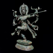 Arjuna Archer Bronze Statue 10