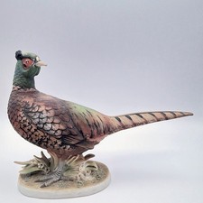 VTG Lefton China Pheasant Figurine KW769B Hand Painted Matte Ceramic Bird picture