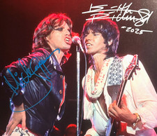 ROLLING STONES Signed 8x10