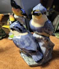 Vintage Stangl Pottery Double Kingfisher Bird Figurine 3408D No Damage picture
