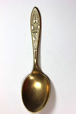 1933 Official Souvenir Spoon Century of Progress Chicago Worlds Fair - DRI GOLD picture