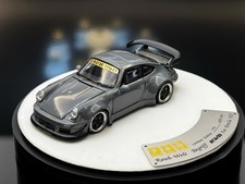 PGM Luxury RWB Porsche 930 Cement Grey Limited 1/64 Diecast Model Car picture