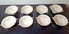 Vintage Syracuse China Briarcliff Set of 8 Footed Cream Soup Bowls Federal Shape picture
