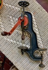 Antique Goodell-Pratt Toolsmith Table Mount Drill Press.  picture