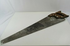 Disston Hand Saw VTG Carved Wood Blade 26