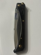 vintage French Saut Ouvert INOX Black Knife picture