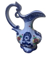Vintage Vestal Portugal 1036 Hand-Painted Pitcher/Vase picture