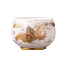 180ml Master's Cup Tea Cup Jianzhan Cup Tea Set Exquisite Tea Tasting Cup, White picture