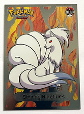 2024 SHINY POKEMON Card #A08 NINETALES Kanto Peru Edition Foil SILVER Variant picture
