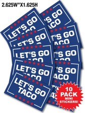 Let's Go Taco Mini Stickers - 10 pack picture