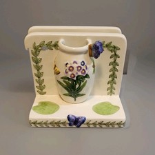 Portmeirion Botanic Garden Countertop Collection Napkin Holder Vintage  picture