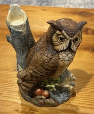 Vintage Ezra Brooks 1982 Owl No. 2 Mini Whiskey Decanter - With Foam picture