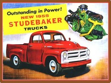 1955 Studebaker Trucks Sign 9