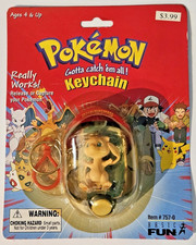 2000  Pokémon MEW Poké Ball Keychain #757-0 • Factory Sealed picture