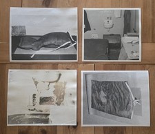 4 Original 1962 Escape from Alcatraz Photos - Prison Cell, Vent, Life Vest picture