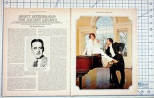 1974 Saturday Evening Post F. Scott Fitzgerald Gatsby Legend Article Spread picture