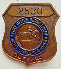 Vintage US Post Office Department Badge Buffalo NY picture