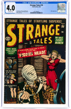 Strange Tales 10 CGC 4.0 Invisible Man Hitler Story `52 Atlas Comic Bill Everett picture