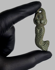 300 BC Ancient Carved Engraved Gemstone Pendant Medallion Wearable Amulet Unisex picture
