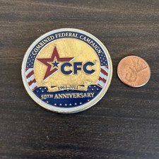 Combined Federal Campaign 50th Anniversary Challenge Coin — Original picture